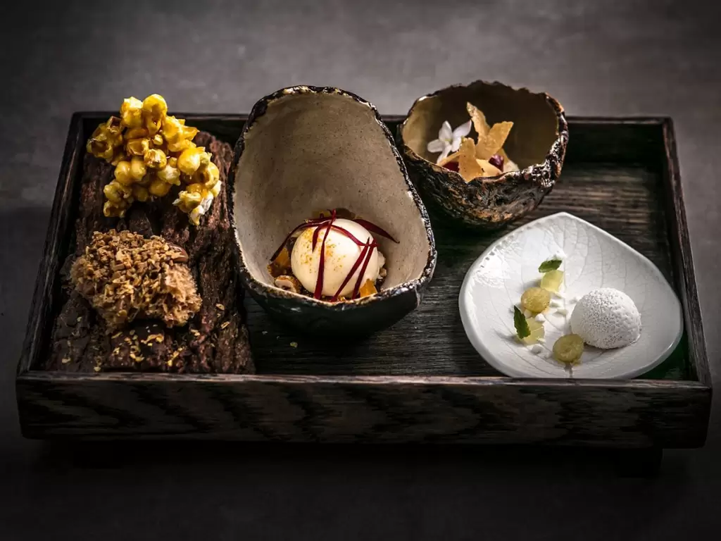 A curated dessert platter showcasing Cape Town’s cuisine rooted in South African culinary artistry.